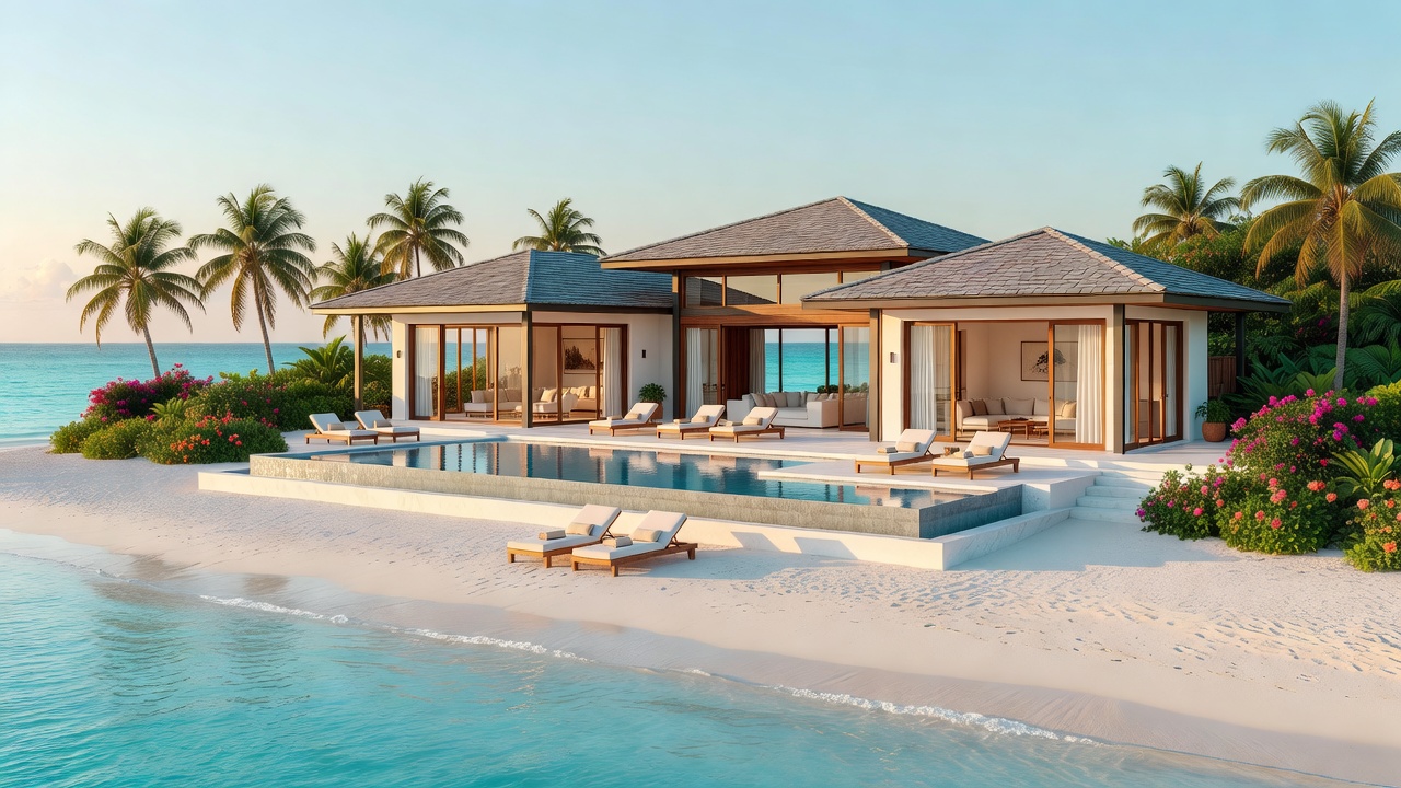 Cheval Blanc St Barth Beachfront Maison on Flamands Beach